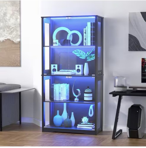 Display cabinet with glass - display,
