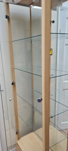 Glass display cabinet - , with