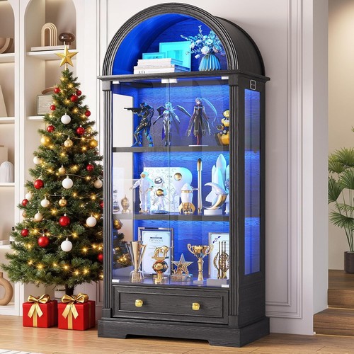 Arched display cabinets with - arched,