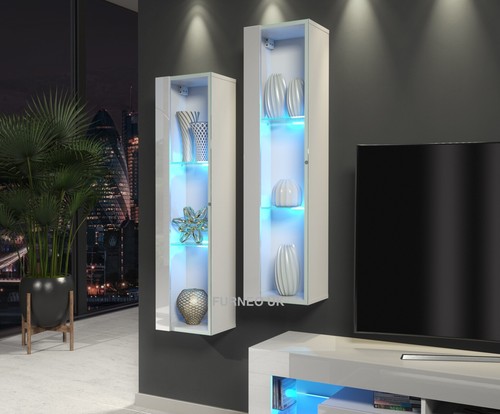 White display cabinet - display, glass