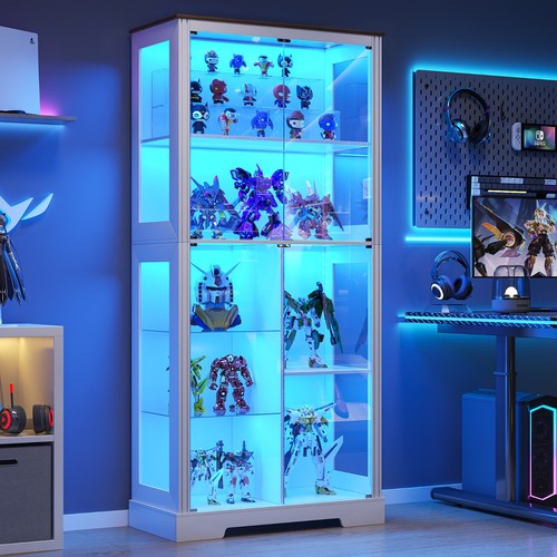 Tall display cabinet with - 71",