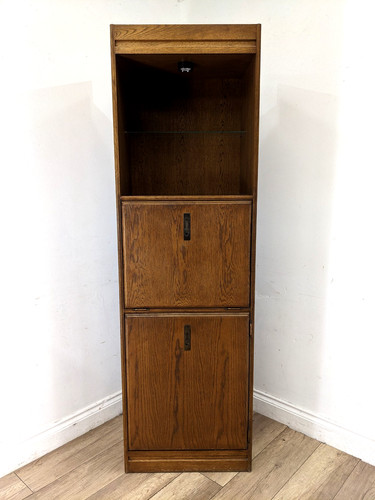 Display cabinet stag mahogany - display,