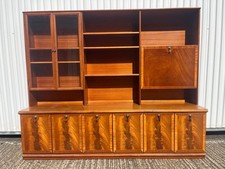 Large Vintage Wooden Wall Unit