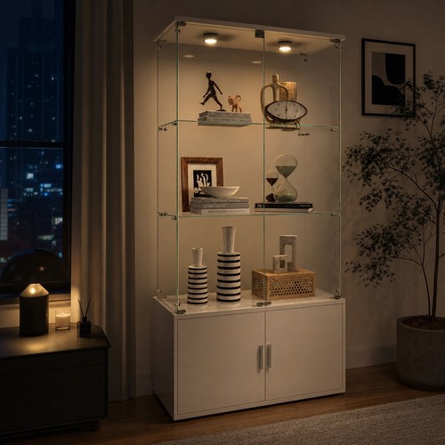 Glass display cabinet - glass,